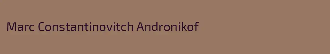 Marc Constantinovitch Andronikof